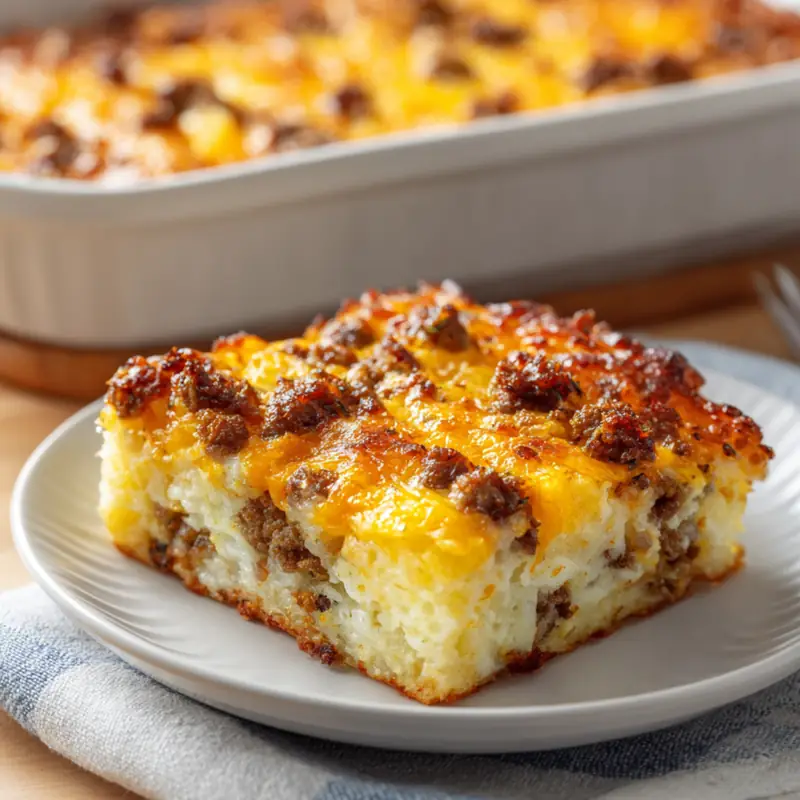 ccheesy sausage casserole