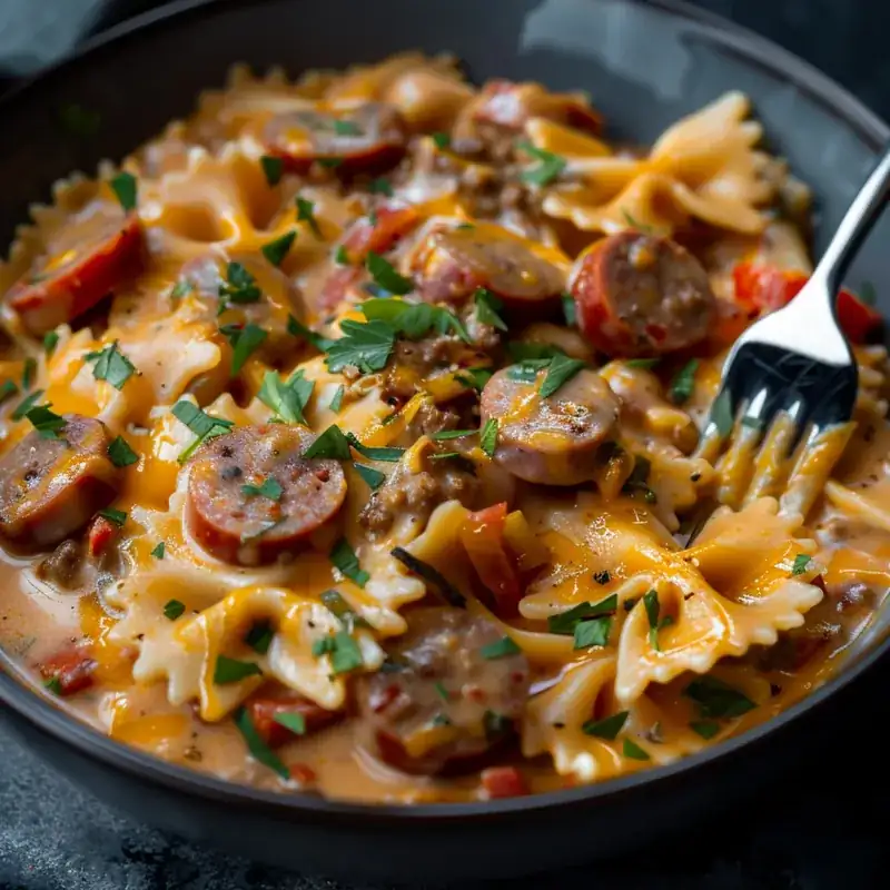 creamy crockpot sausage pasta in content 50kb 1
