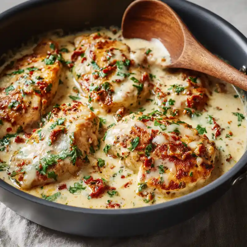creamy tuscan chicken in content