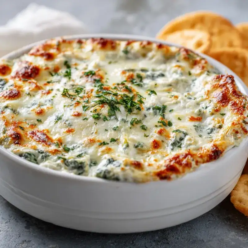 spinach dip in content compressed