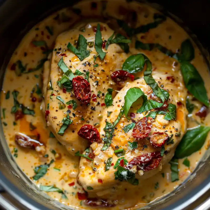 creamy tuscan chicken in content