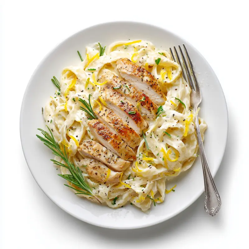lemon chicken alfredo in content