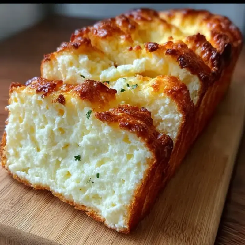 cottage cheese bread square