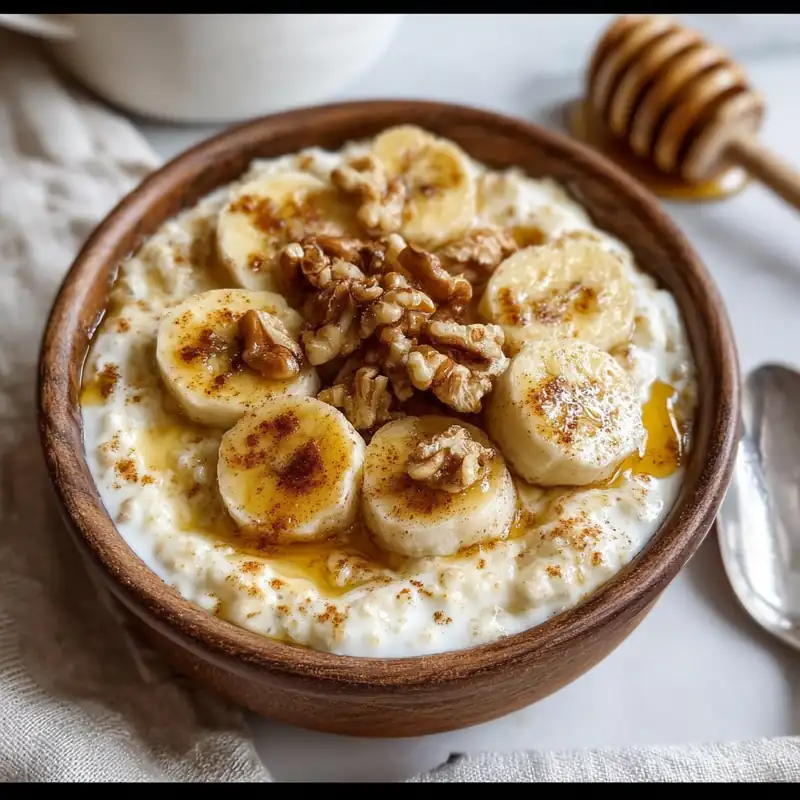 banana cinnamon cottage cheese breakfast bowl square