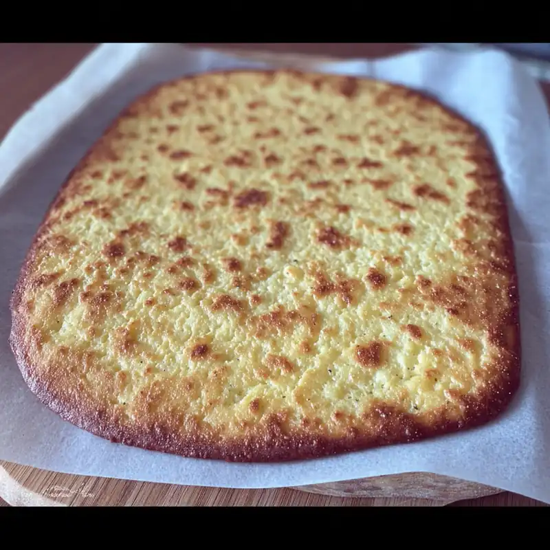 cottage cheese flatbread square